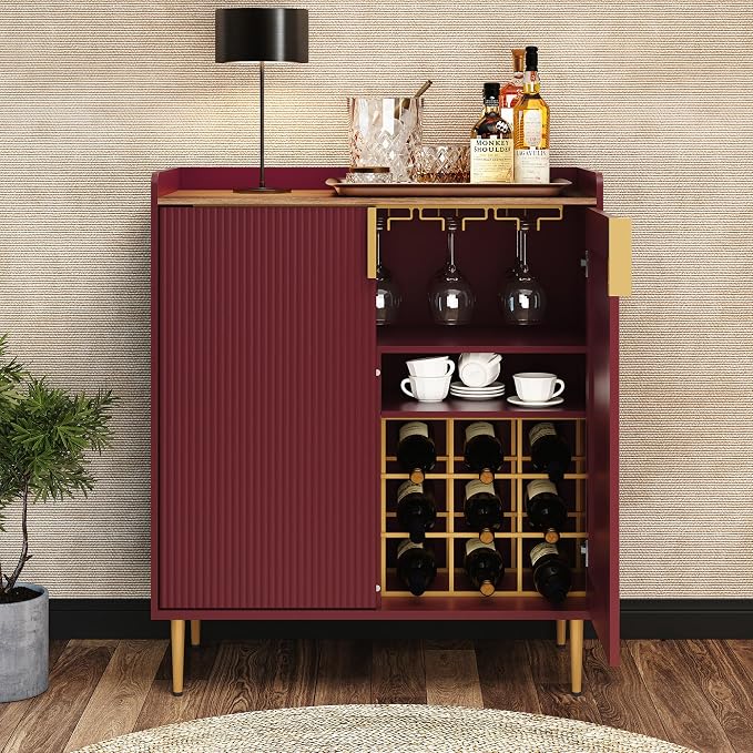 ARTPOWER Coffee Bar Cabinet by PowerofArtBetterforLife