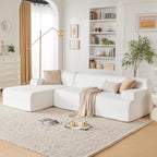 Weture 107" Modular Sectional Cloud Couch, Boneless couches Sponge sectionals - Image 3