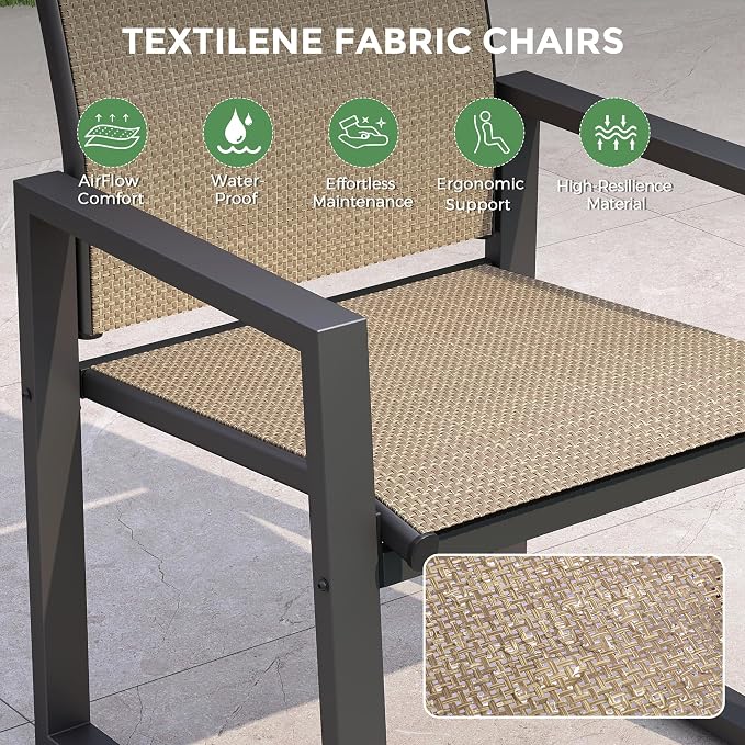 Jocoevol 7 Piece Patio Dining Set - Image 5