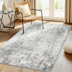 RELEANY Washable 4'x6' Abstract Area Rug - Image 9