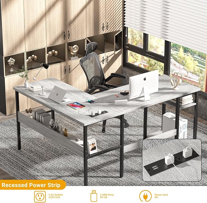 Unikito L Shaped Computer Desk - Image 4