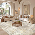 cotiled Boho 5x7 Area Rugs for Living Room: Soft Moroccan Washable Rug | Solve - Image 5