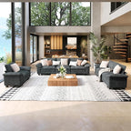 SUNSHINE VALLEY Oversized Loveseat Couch and Chair Set, Modern Modular Cloud by SUNSHINEVALLEY