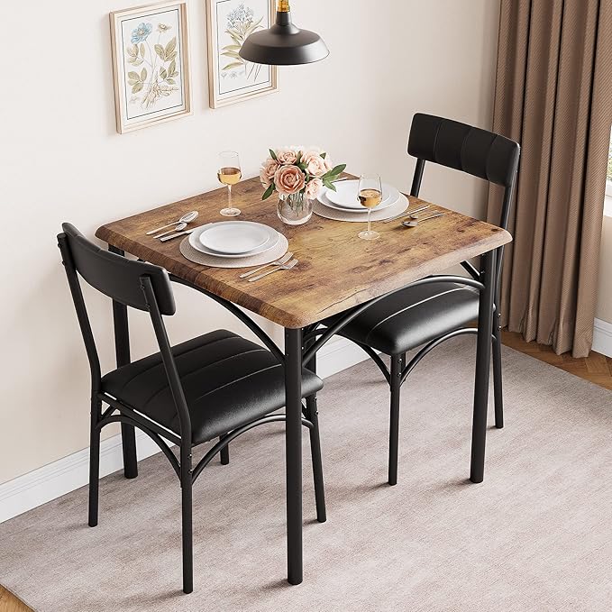 GAOMON 3-Piece Dining Table Set - Image 2
