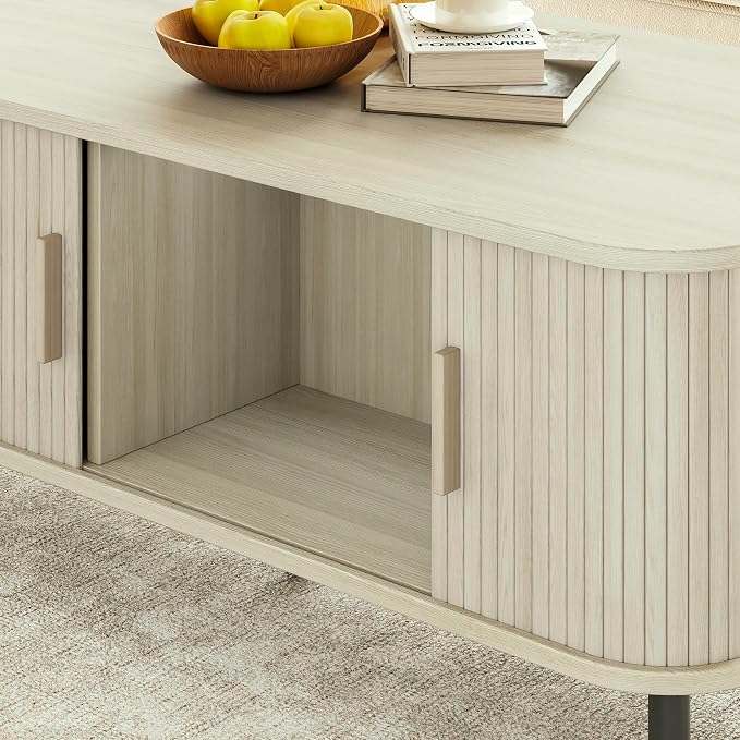 ONBRILL 47.2 Inch Mid Century Modern Coffee Table - Image 7