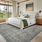 Green Retro 8x10 Washable Area Rugs - Image 7