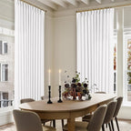 Snow White Pinch Pleat Semi Sheer Linen Curtains W70xL84 1 Panel | Light - Image 7
