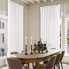 Snow White Pinch Pleat Semi Sheer Linen Curtains W70xL120 1 Panel | Light by Twodrapes