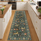DUKINO 2x10 Kitchen Runner Rug, Soft Non Slip Animal Washable Rug, Non-Shedding - Image 5