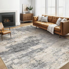LOONGRUG Area Rug 5x7 Washable Neutral Modern Living Room Rugs Grey Brown | by LOONGRUG