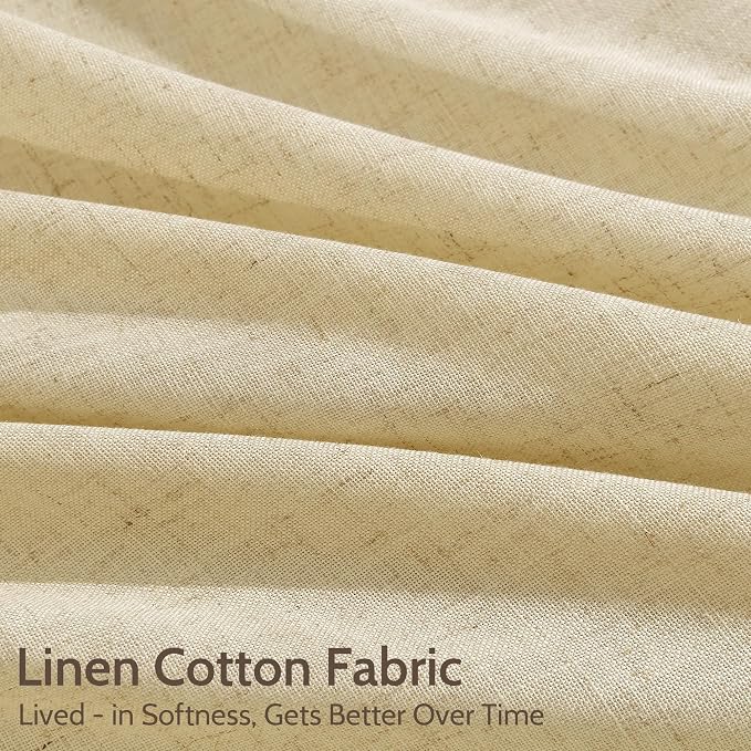 Modern Farmhouse Curtains Linen - Image 4