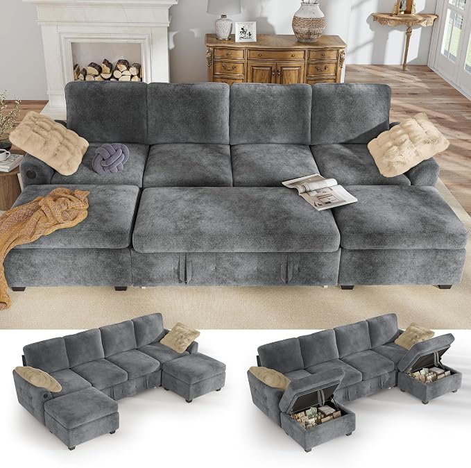 Hanherry 104" Sectional Couch by Hanherry