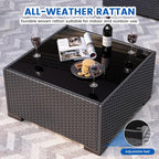 8 Piece Patio Furniture Set - Image 7