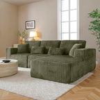 L Shaped Modular Boneless Sectional Couches - Image 2