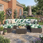 Waterproof Outdoor Cushion Covers, Stretch Patio Slipcovers | UV Resistant - Image 2