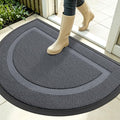 OLANLY Half Circle Front Door Mat Outside 35x23 All-Season Rubber Doormat | by OLANLY