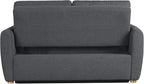 Serta Galway 66.5" Convertible Sleeper Loveseat, Full Size, Dreamcoil Comfort - Image 5