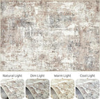 LOONGRUG 8x12 Area Rug Washable Large Neutral Modern Living Room Rugs | - Image 9