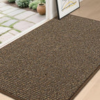 BEQHAUSE Dirt Trapper Door Mat 36" x 60", Non-Slip Washable Doormats, Low by BEQHAUSE