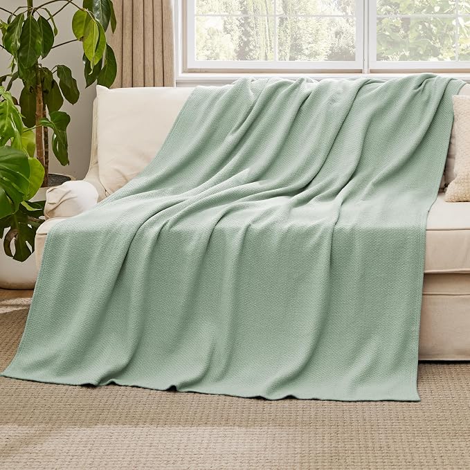 Bedsure GentleSoft 100% Cotton Blanket Twin XL Size - Image 5