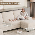 Shintenchi U-Shaped Sectional Couches - Image 6