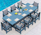 SERWALL 9 Piece Outdoor Dining Set by SERWALL