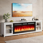 MXV 80" Fireplace TV Stand, Modern Entertainment Center by Unknown