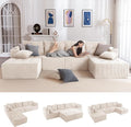 MAXYOYO 129.5" Modular Sectional Sofa Couch, U Shaped Modern Cloud Couch by MAXYOYO