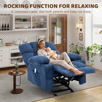 Massage Rocking Recliner Chair, Ergonomic Recliners Sofa - Image 9