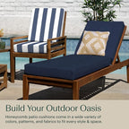 Honeycomb Outdoor Chaise Lounge Cushion - Image 4
