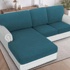 H.VERSAILTEX Sectional Couch Covers 3 Pieces Sofa Seat Cushion Covers L Shape by HVERSAILTEX