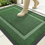 OLANLY Front Door Mat Outside 35x23, All-Season Heavy-Duty Rubber Doormat | by OLANLY