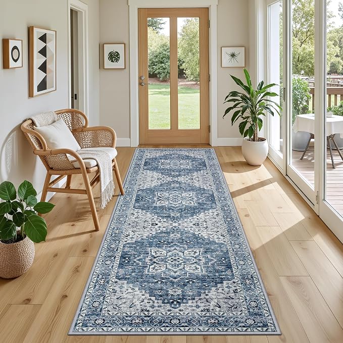 Hallway Runner Rug: 2.6x8 Kitchen Boho Rugs - Image 5