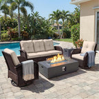UPHA 7 Pieces Patio Furniture Set by UPHA