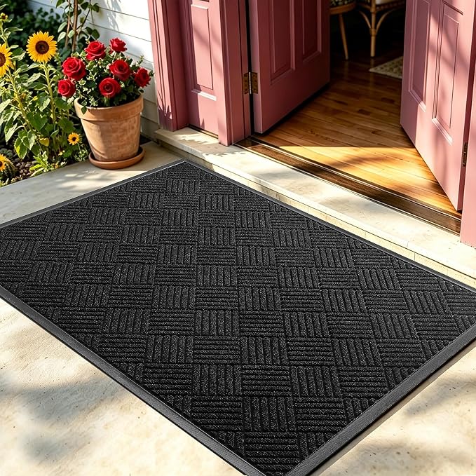Front Door Mat, Heavy Duty Waterproof Doormat 73"x46", Stain Fade Resistant by WELDUN%E2%80%94IdealChoiceforHome
