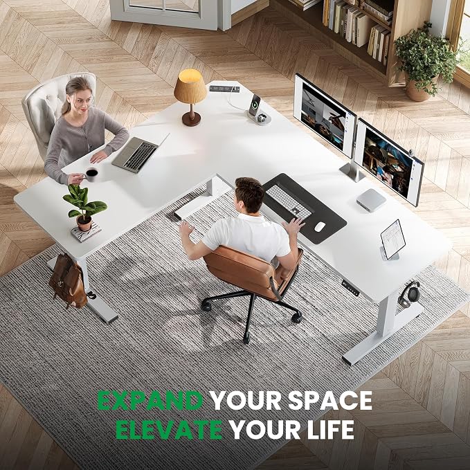 SIAGO L-Shaped Standing Desk - Image 2