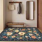 DUKINO 3x5 Area Rug, Floral Washable Rug - Image 8