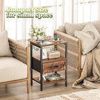 SUPERJARE Nightstand Set of 2, Bed Side Tables - Image 8
