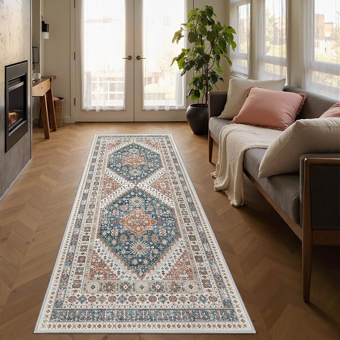 Runner Rug 2x6, Non Slip Washable Rugs by Restydon