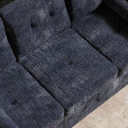 Convertible Sleeper Sofa Bed, 63 Inch Chenille Pull Out Couch - Image 10