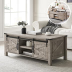 OKD 48" Farmhouse Lift Top Coffee Table - Image 8