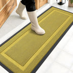 OLANLY Front Door Mat Outside 47x17, All-Season Heavy-Duty Rubber Doormat | by OLANLY