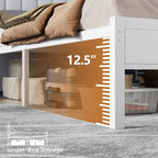 Furnulem White Queen Bed Frame - Image 9