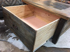 Authentic Barnwood Blanket Storage Coffee Table - Image 4