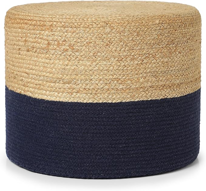· REDEARTH · Cylindrical Pouf Foot Stool Ottoman - Image 4