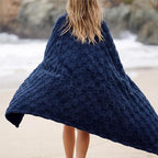 Bedsure GentleSoft Navy Throw Blanket - Image 9