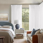 Snow White Pinch Pleat Semi Sheer Linen Curtains W70xL108 1 Panel | Light - Image 9