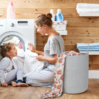 XUANGUO Cotton Rope Laundry Basket Hamper - Image 4