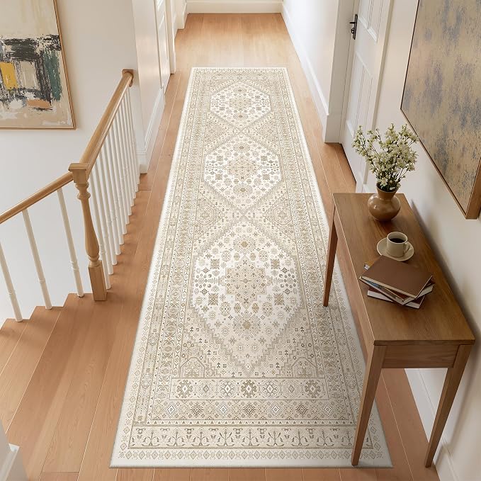 2'6 x 8' Runner Rug Non Slip, Washable Kitchen Rugs, Nursery Room, Soft Runner - Image 8