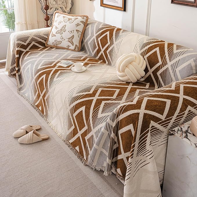 VClife Boho Couch Cover, Non Slip Sofa Cover - Image 4